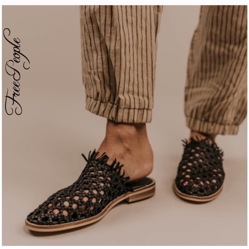Free People Mirage Woven Flats 39